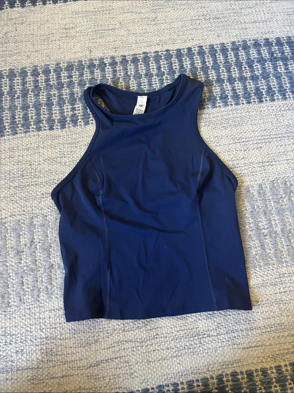 Lululemon Nulux Racerback Cropped Run Tank